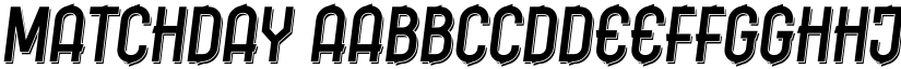 Matchday font