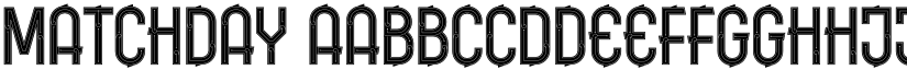 Matchday font