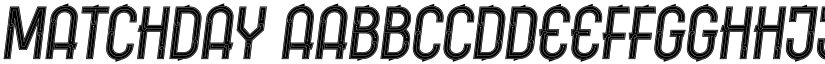 Matchday font