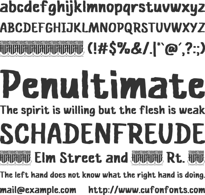 Harmony Good font preview