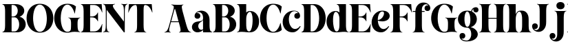 BOGENT font download
