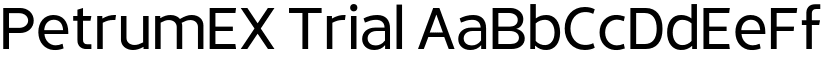 PetrumEX Trial font download