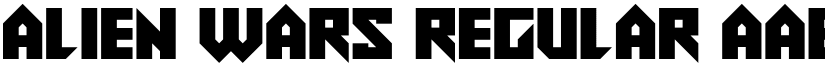 Alien Wars Regular font