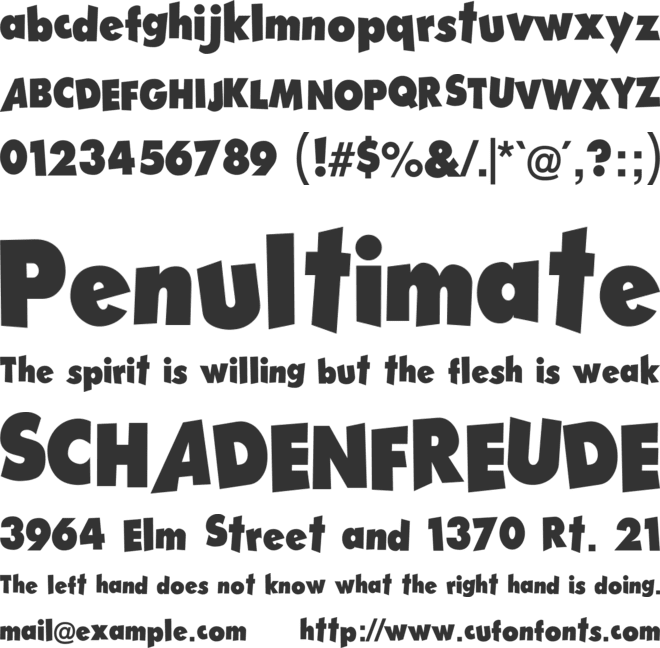 ThrowingTantrums font preview