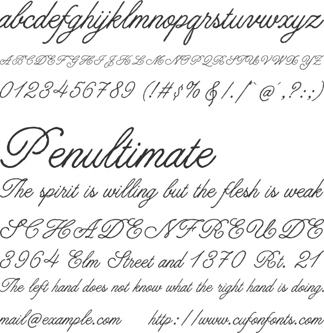 Royale Victoria font preview