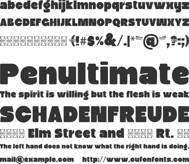 Wiansora font preview