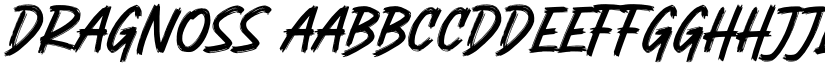 Dragnoss font download