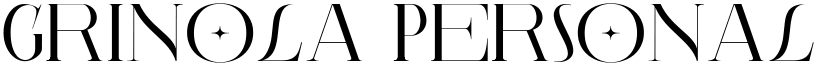 Grinola Personal Use Only font download