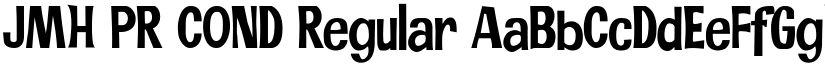 JMH PR COND Regular font