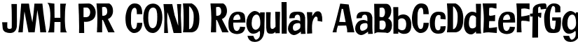 JMH PR COND Regular font