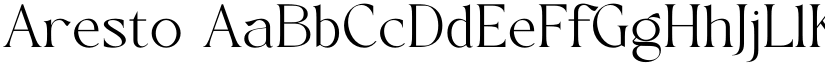 Aresto font download