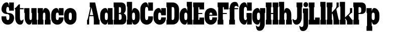 Stunco font download