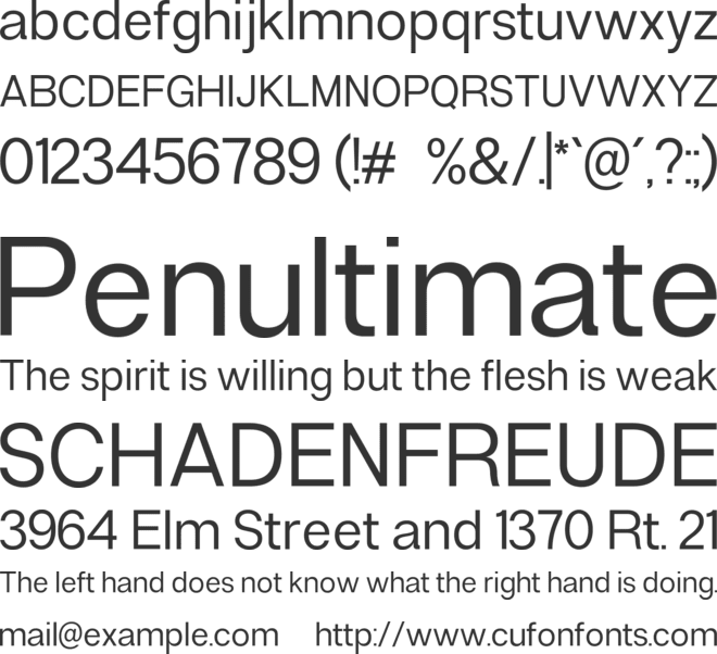 Halvers font preview