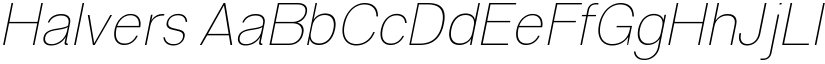 Halvers font