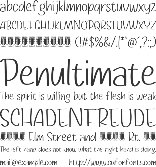 Good font preview