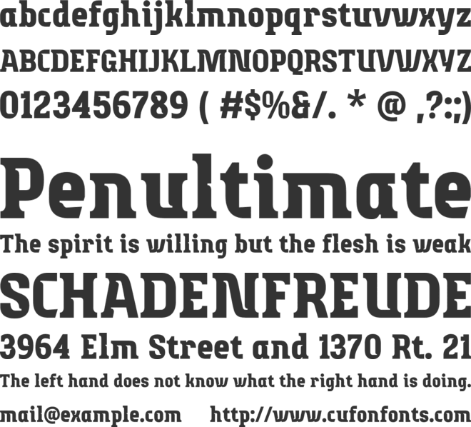 Runzoe font preview