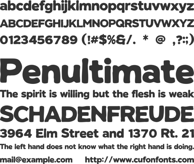 Coastal House font preview