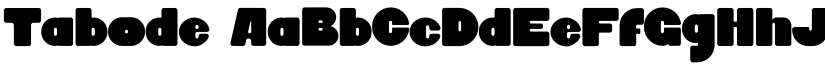 Tabode font download