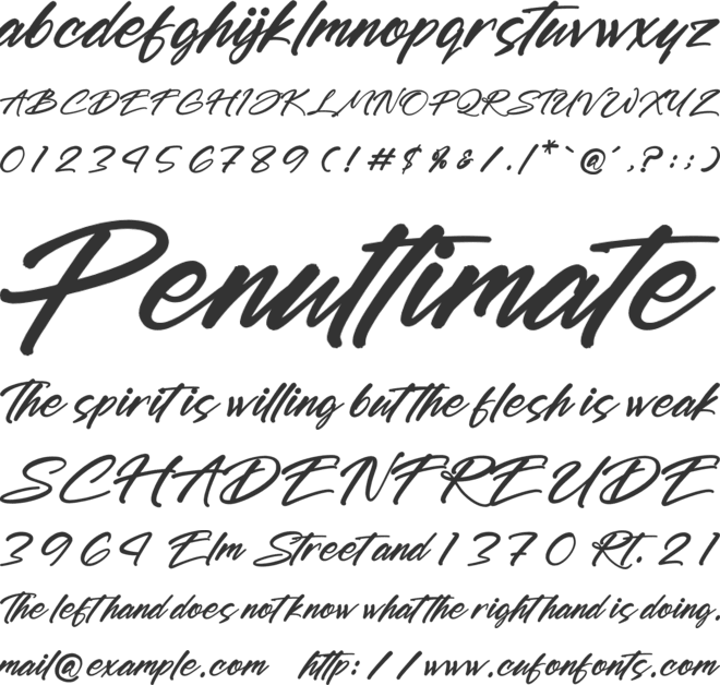 Rhythme Captured font preview