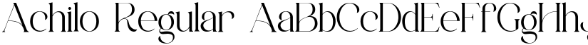 Achilo font download