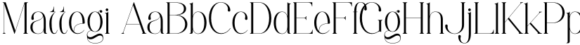 Mattegi font download