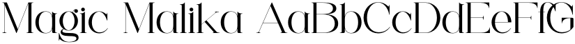 Magic Malika font download