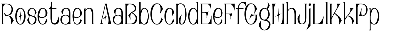 Rosetaen font download