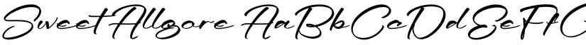 Sweet Allgore font download