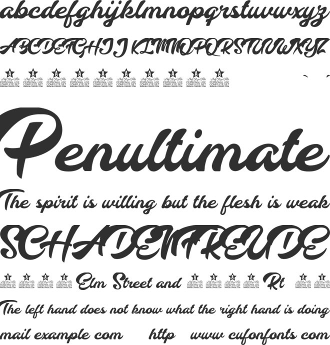 Fantastic Personal Use font preview