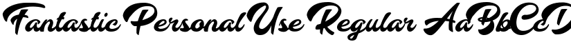 Fantastic Personal Use Regular font