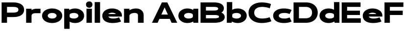 Propilen font