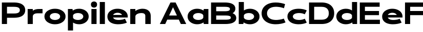 Propilen font