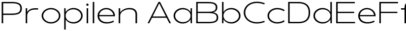 Propilen font