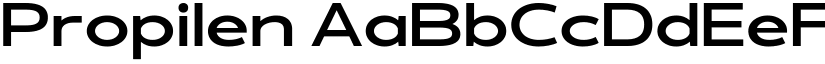 Propilen font