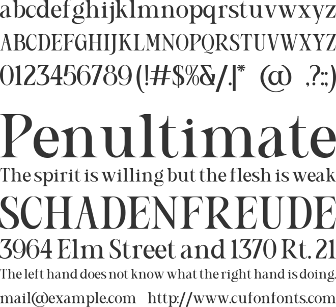 Sunnydew font preview