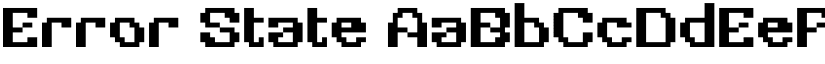 Error State font download
