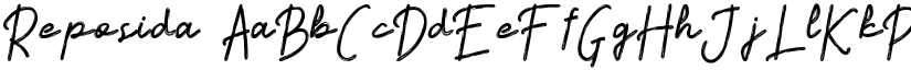 Reposida font download