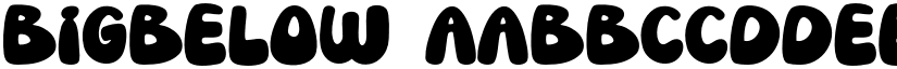 Bigbelow font download