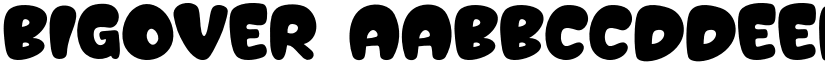 Bigover font download