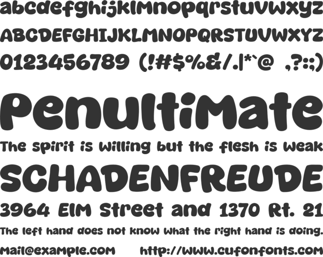 Matcha Mint font preview