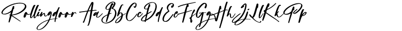 Rollingdoor font download
