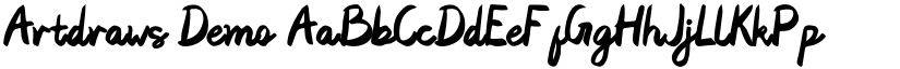 Artdraws Demo font