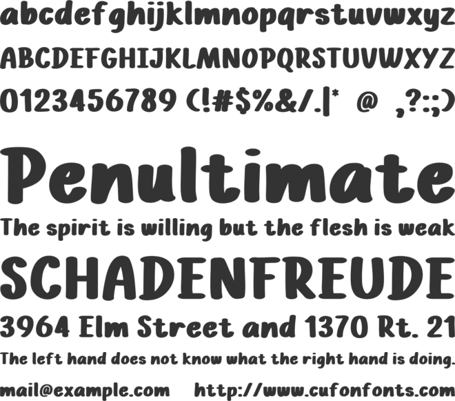 Jumbo Good font preview
