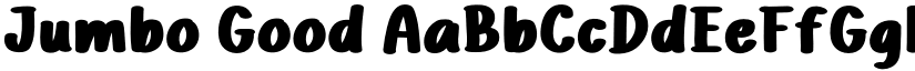 Jumbo Good font download