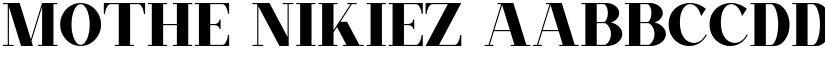 Mothe Nikiez font download