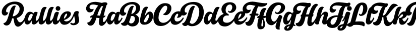 Rallies font download