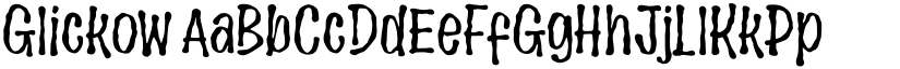 Glickow font download