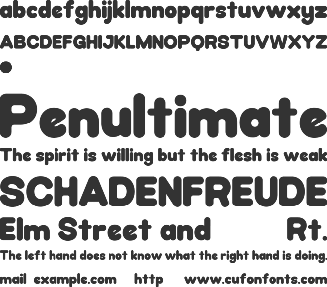 OWRHEO font preview