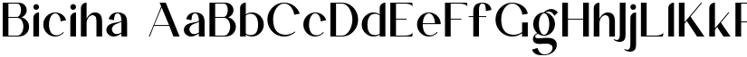 Biciha font download
