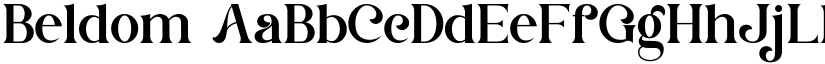 Beldom font download